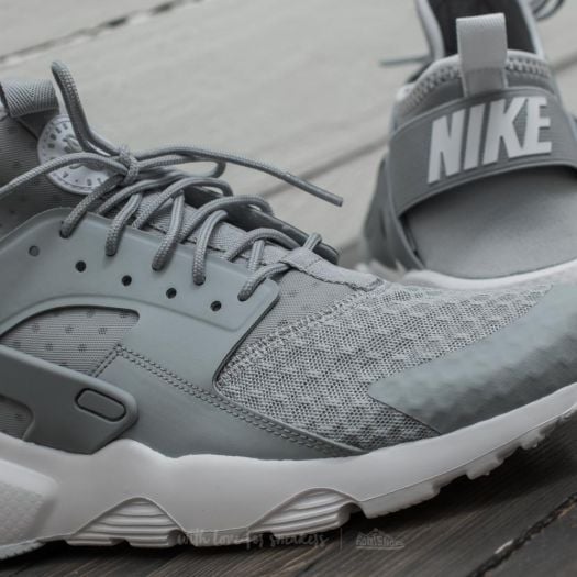 Nike men's air huarache run ultra wolf grey best sale