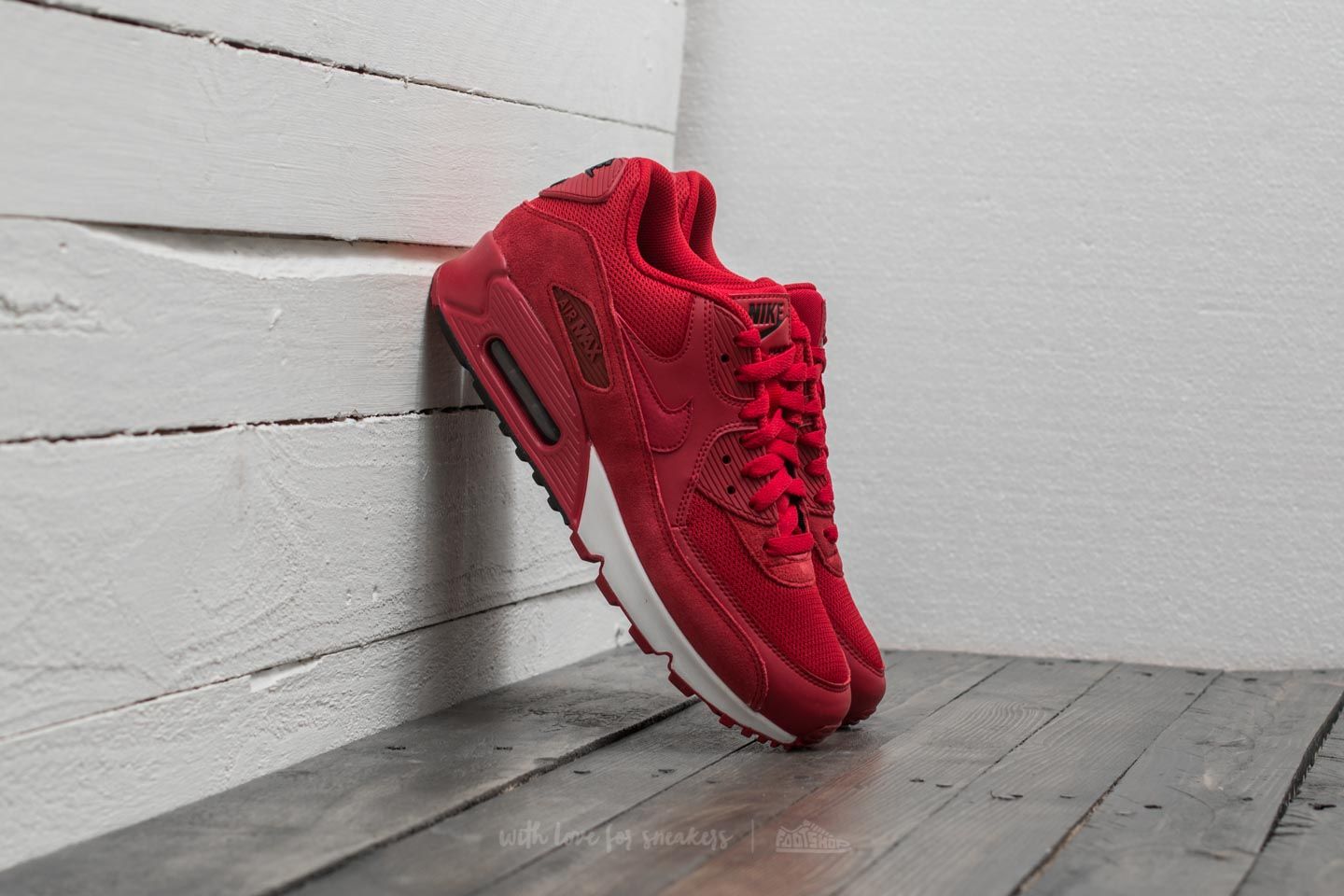 Herresko Nike Air Max 90 Essential Gym Red/ Gym Red-Black-White