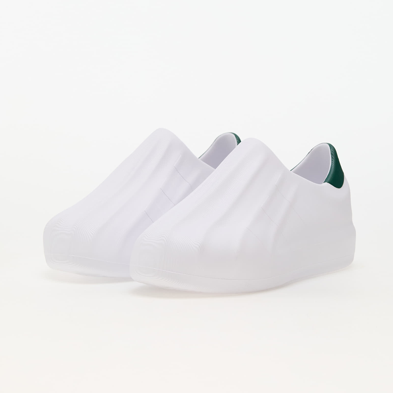 Adidas white slip on cheap