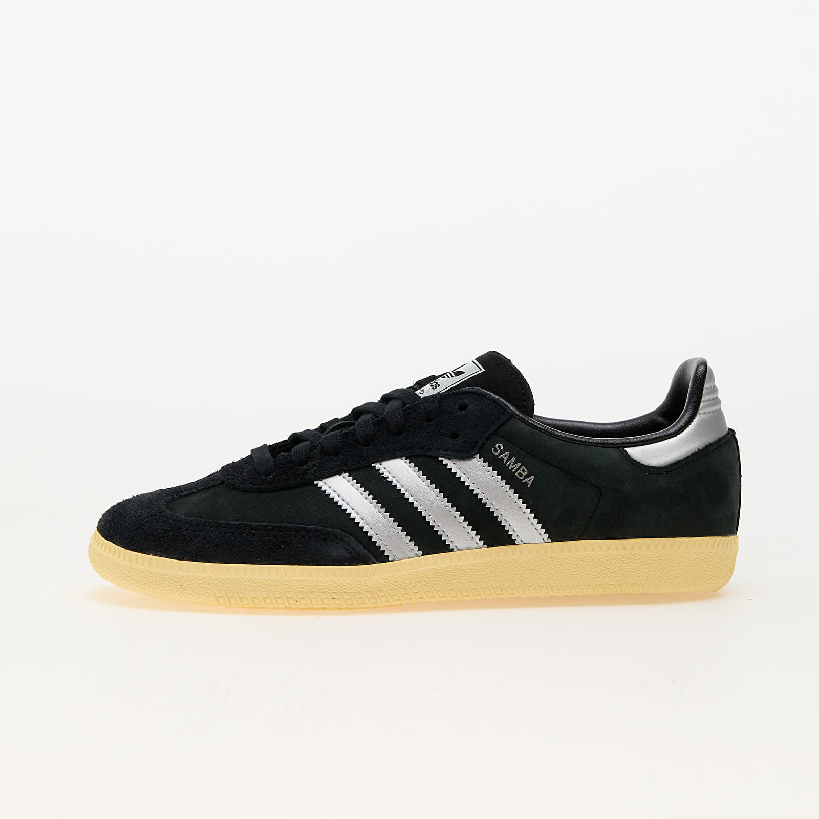 Női cipők adidas Samba Og W Core Black/ Metallic Silver/ Almost Yellow