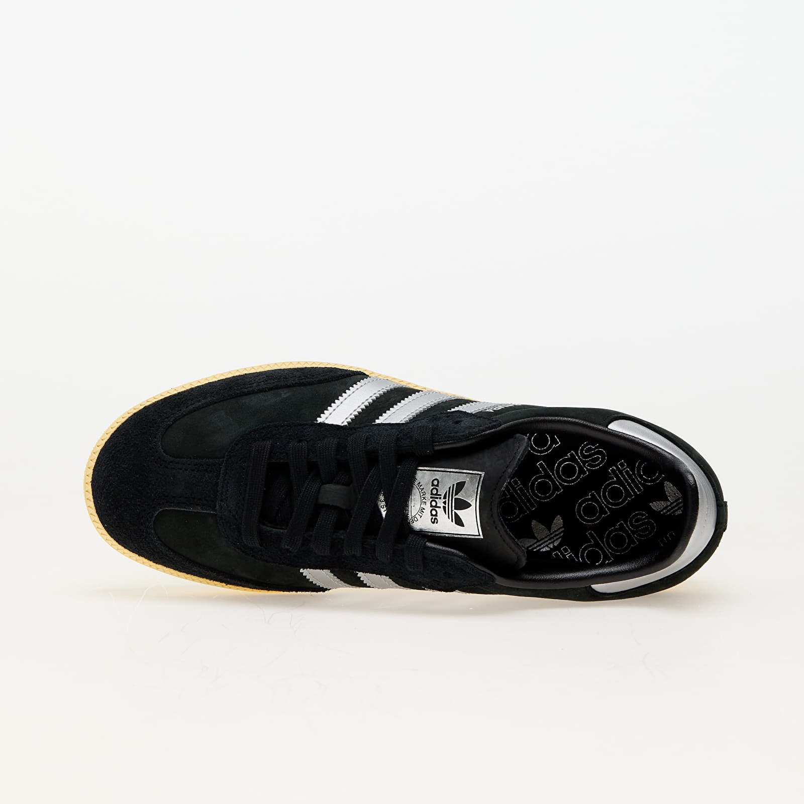 Női cipők adidas Samba Og W Core Black/ Metallic Silver/ Almost Yellow
