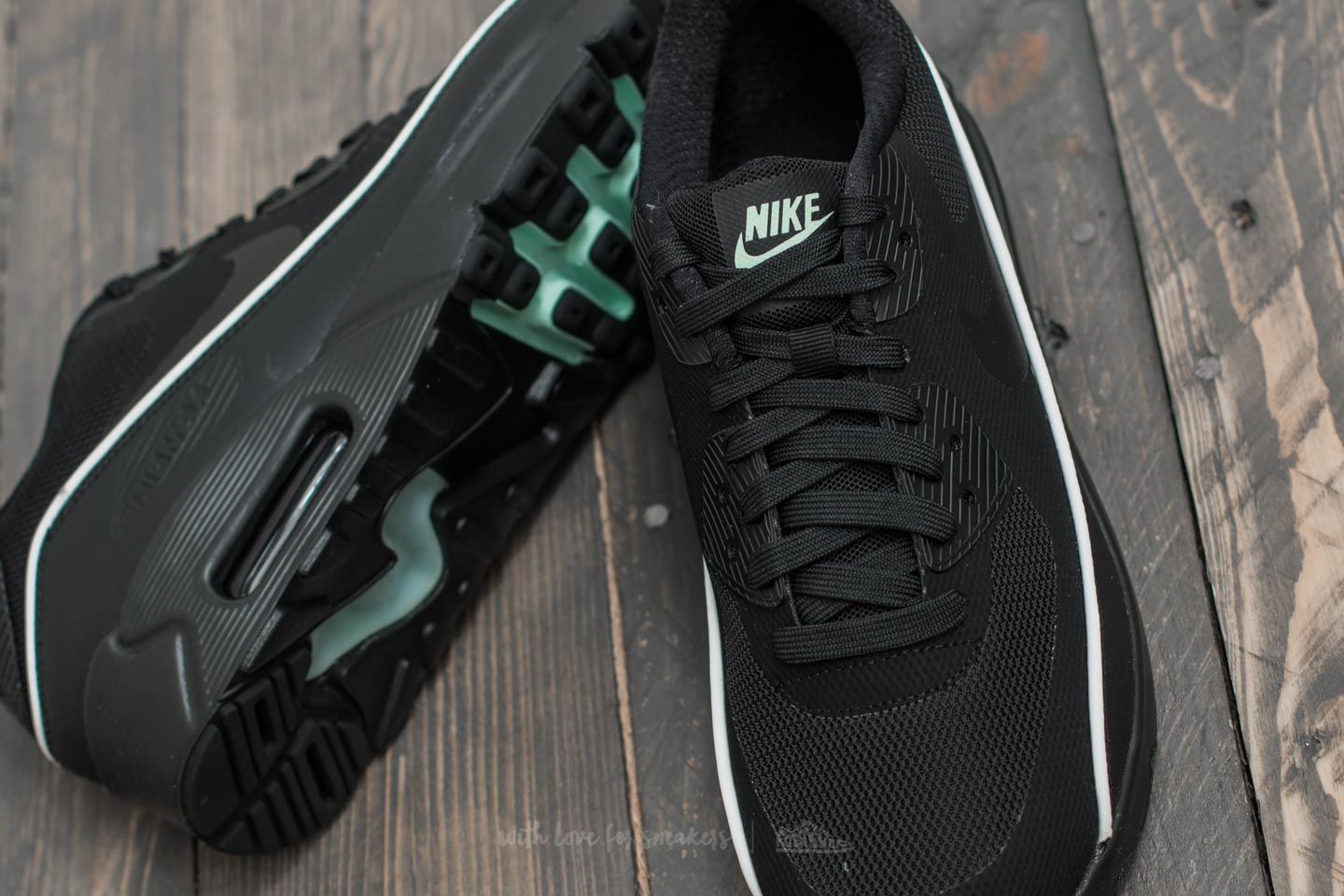 Zapatillas Hombre Nike Air Max 90 Ultra 2.0 Essential Black/ Black-Mint Foam