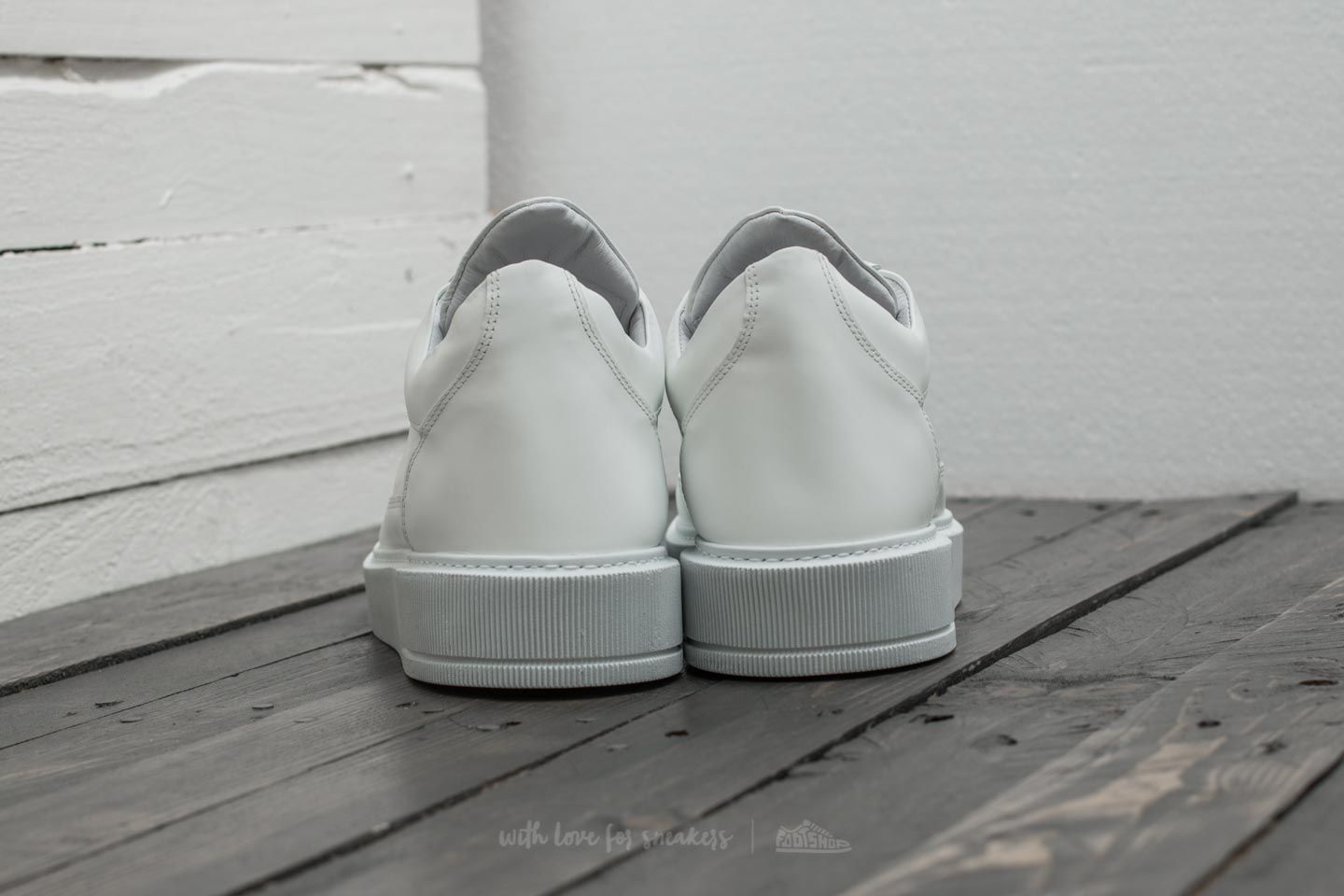 Men's shoes Filling Pieces Low Top Dress Cup All White