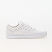 Vans all white leather online