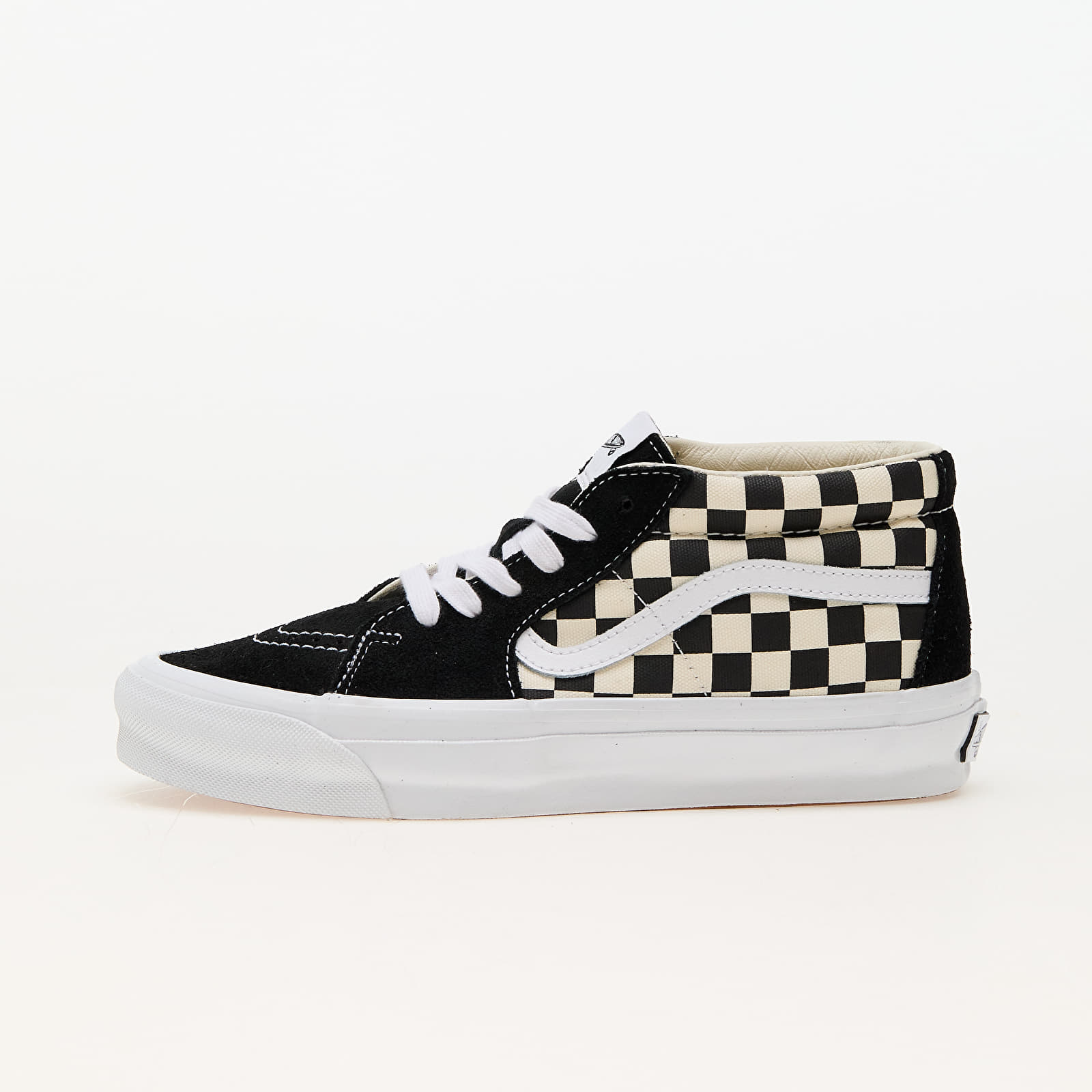 Férfi cipők Vans Sk8-Mid Reissue 83 LX Checkerboard Black/ Off White