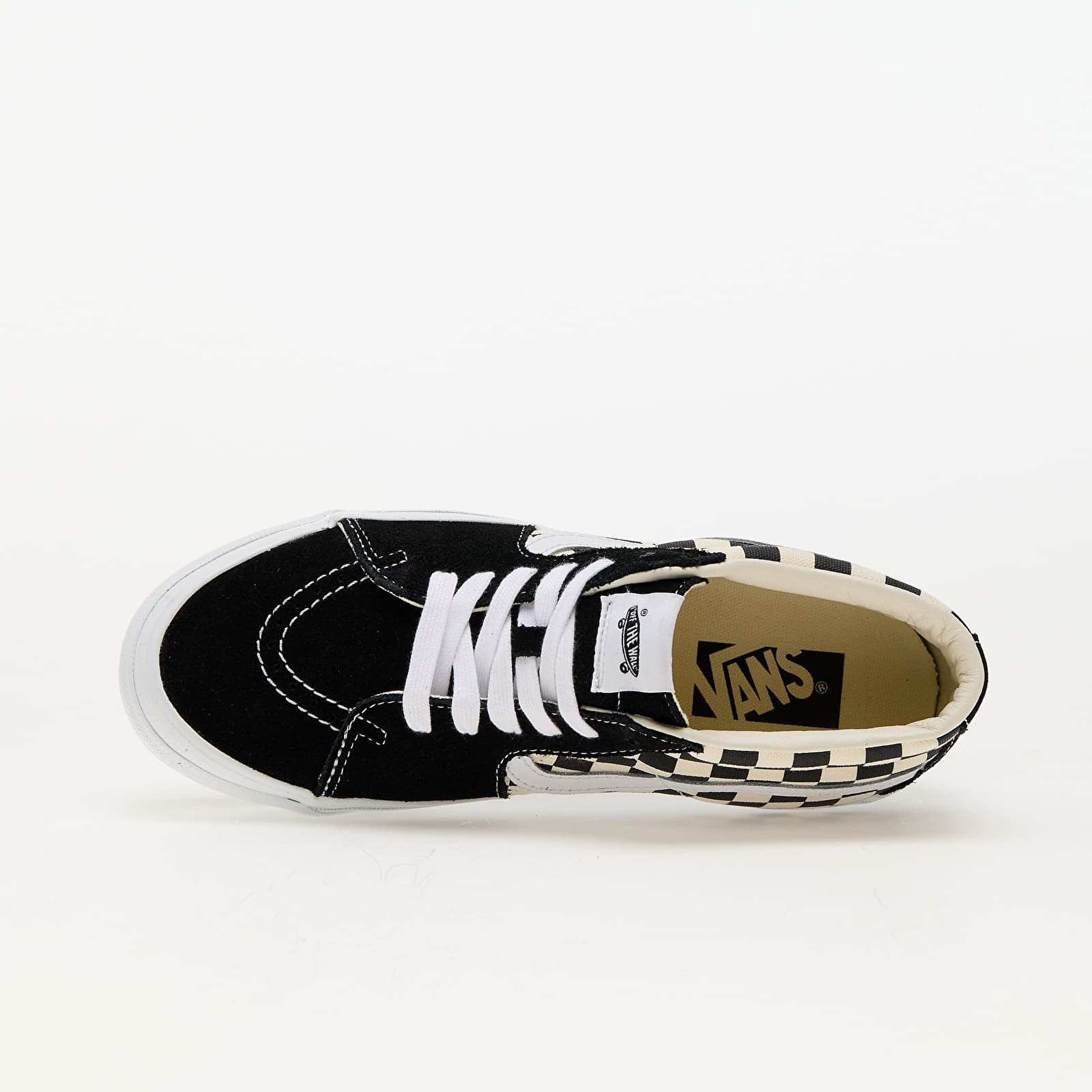 Férfi cipők Vans Sk8-Mid Reissue 83 LX Checkerboard Black/ Off White