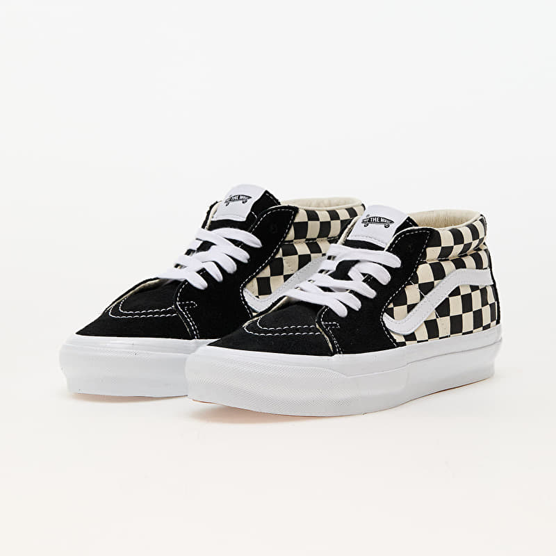 Vans Sk8-Mid Reissue 83 LX Checkerboard Black/ Off White | Footshop