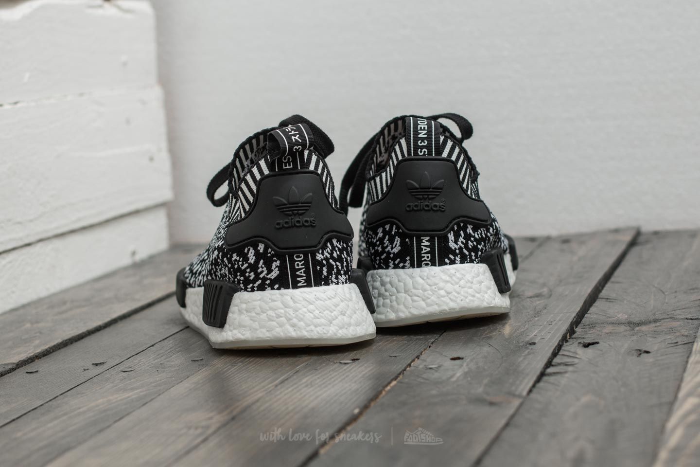 Adidas mens nmd runner zebra stripes store