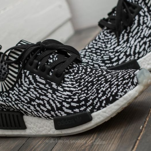 Nmd r1 primeknit core black white 2025