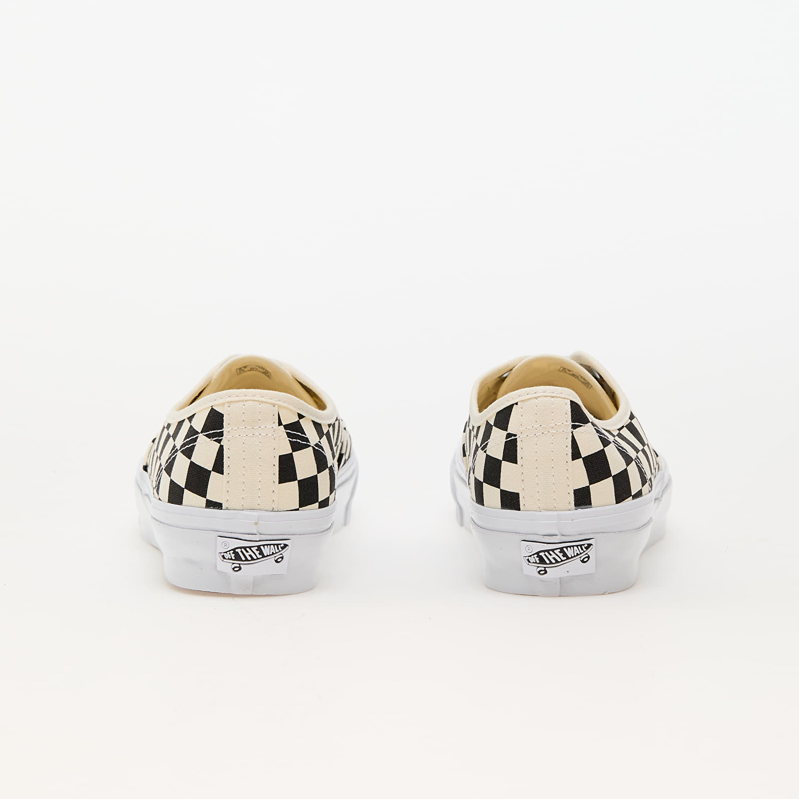 Off white shop gold checkered vans