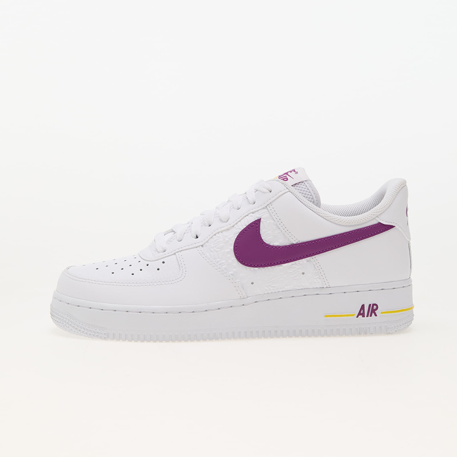 Men's shoes Nike Air Force 1 '07 White/ Bold Berry-Speed Yellow