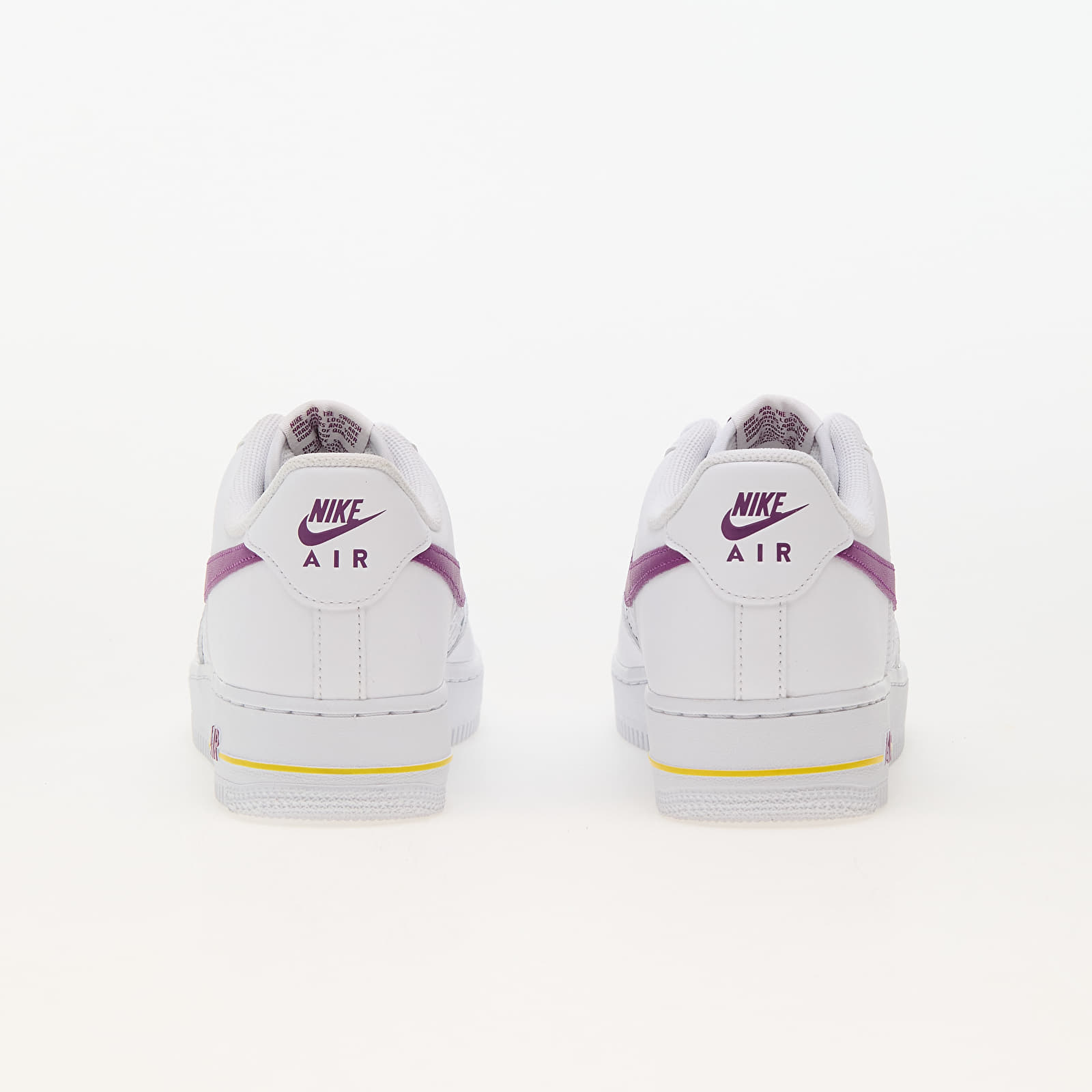 Men's shoes Nike Air Force 1 '07 White/ Bold Berry-Speed Yellow