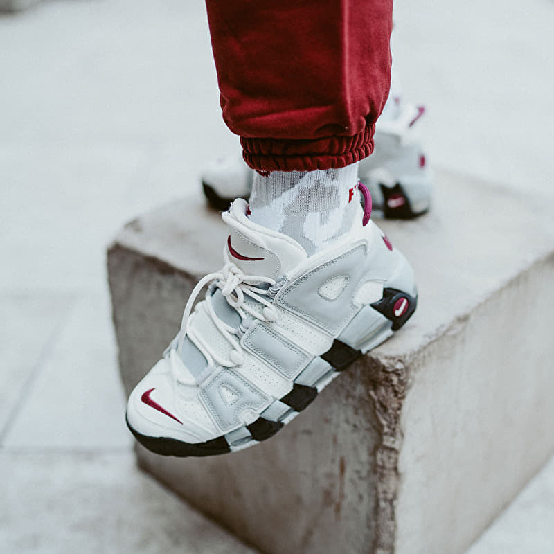 Damesschoenen Nike W Air More Uptempo Summit White/ Rosewood-Wolf
