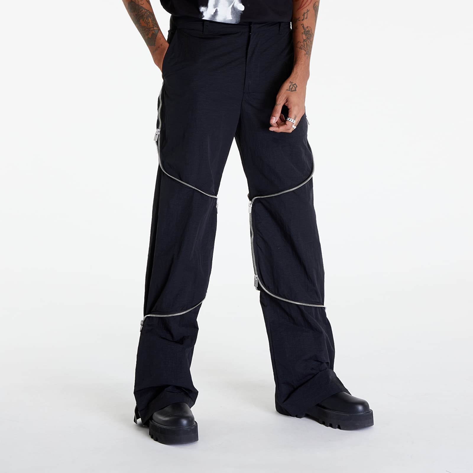 Spodnie HELIOT EMIL Phyllotaxis Trousers Black