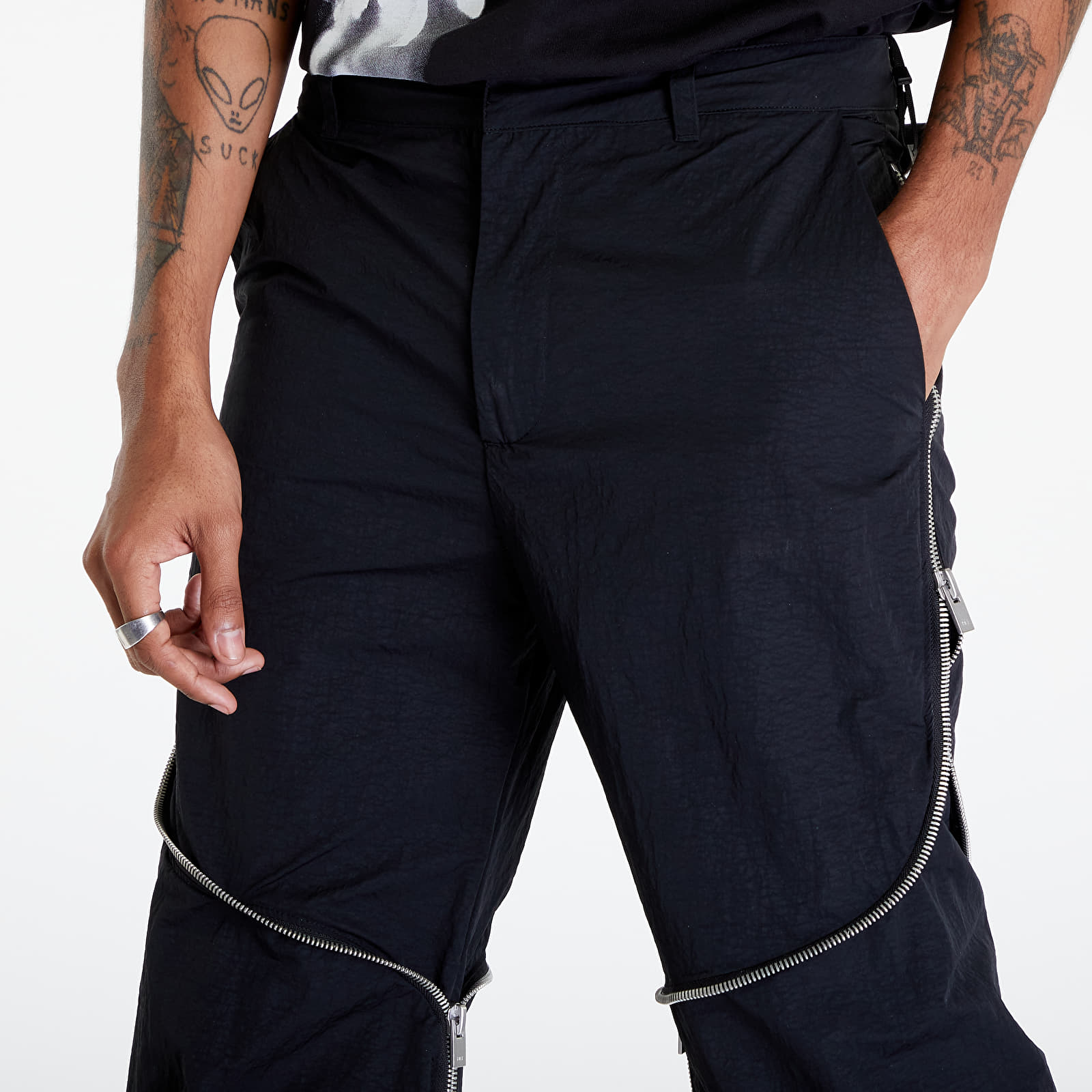 Spodnie HELIOT EMIL Phyllotaxis Trousers Black