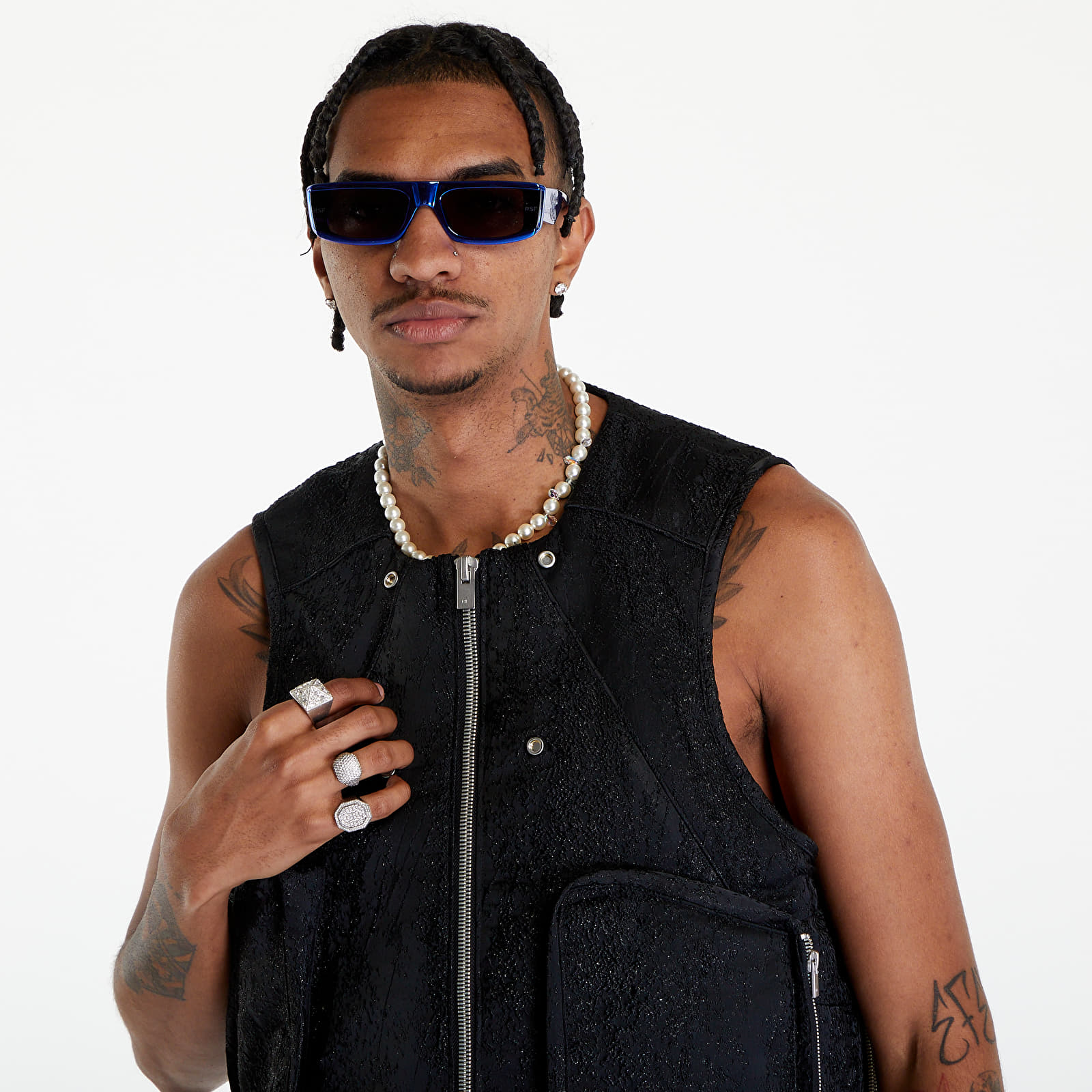 Mellények HELIOT EMIL Pooled Vest Black