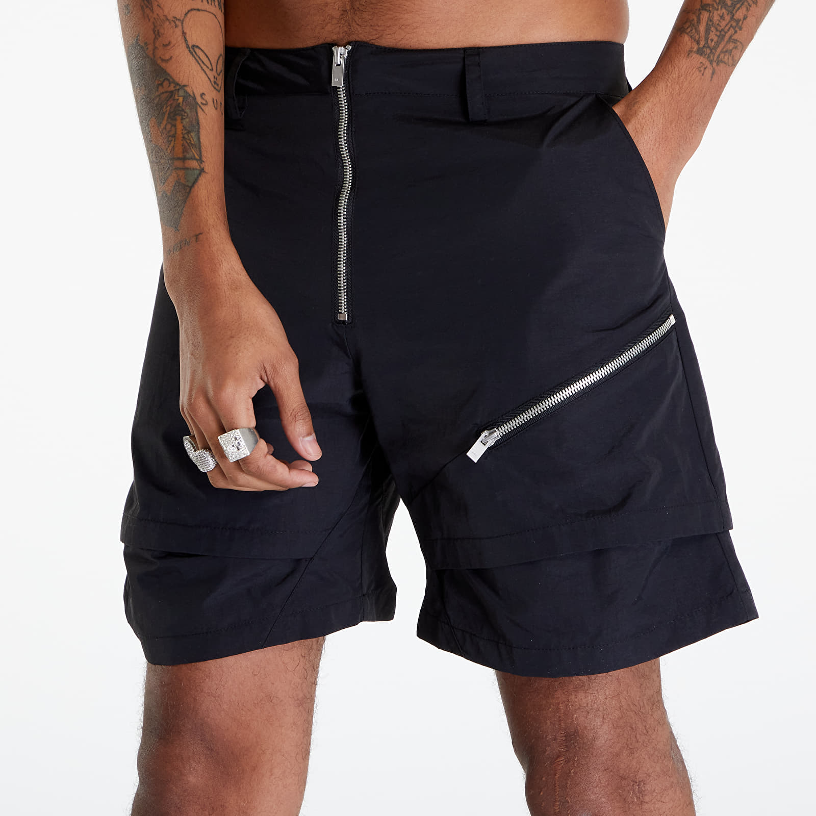 Shortsit HELIOT EMIL Stratum Cargo Shorts Black