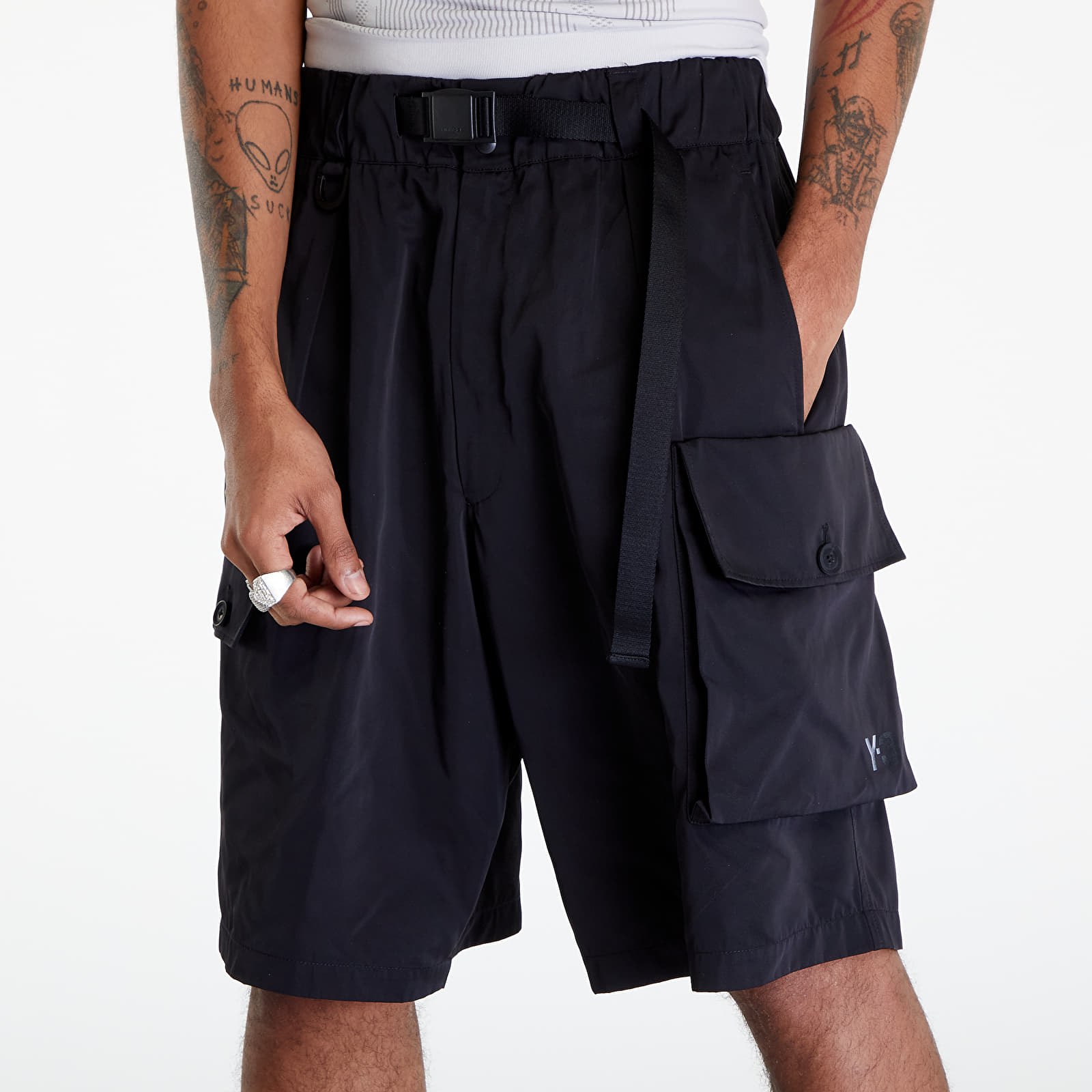 Shorts Y-3 Nylon Twill Shorts Black