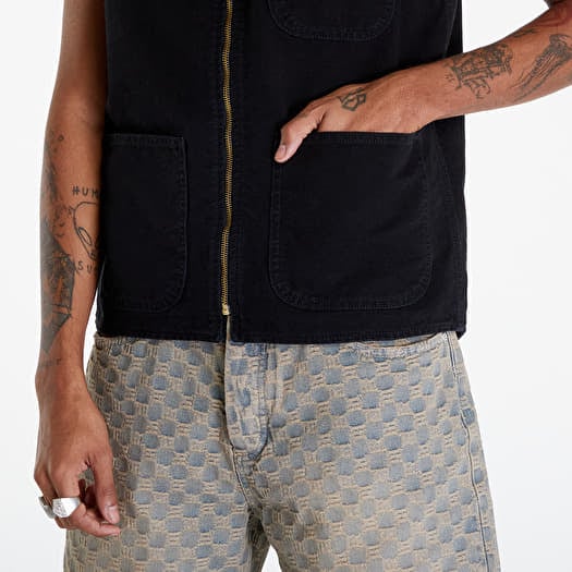 Vests Carhartt WIP Arbor Vest UNISEX Black Aged Canvas