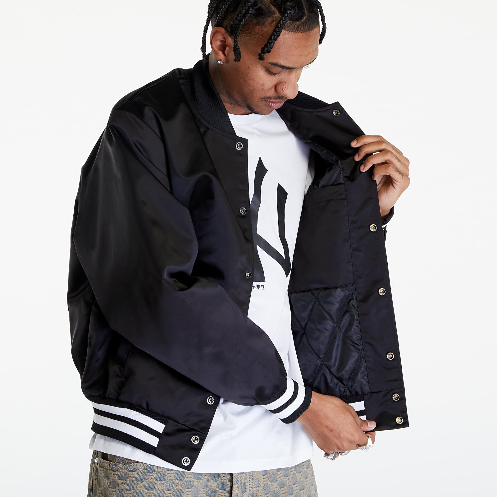 Bombery Carhartt WIP Class of 89 Bomber Jacket UNISEX Black/ White