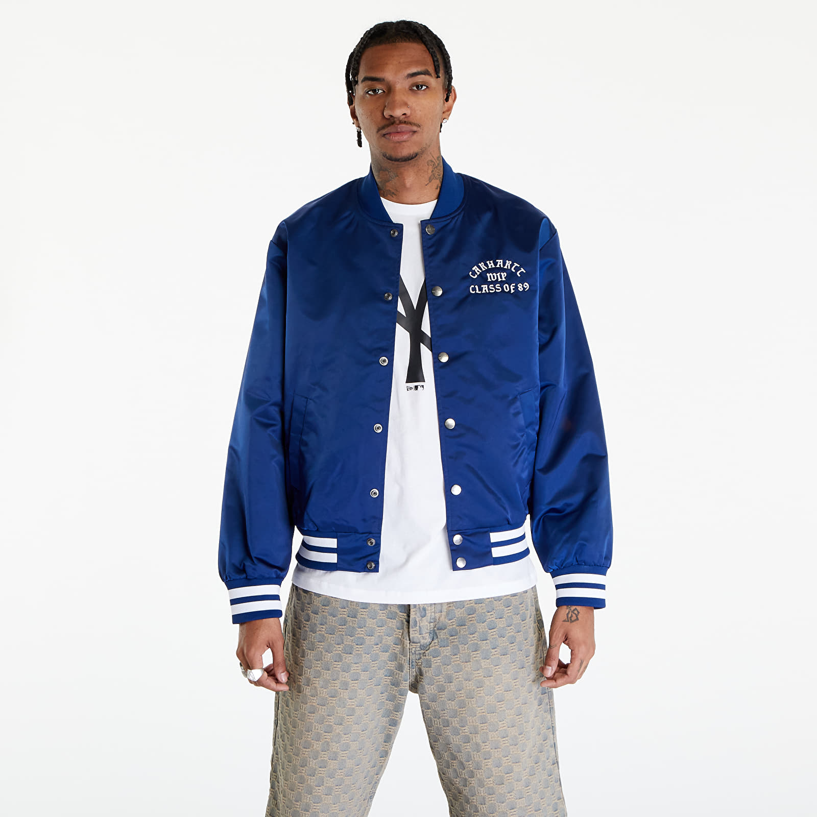 Bomber jakne  Carhartt WIP Class of 89 Bomber Jacket UNISEX Elder/ White