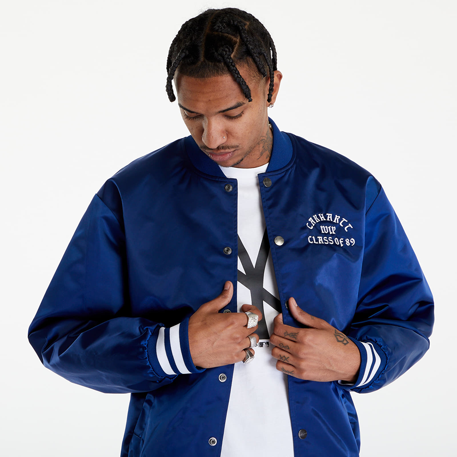 Bomber jakne  Carhartt WIP Class of 89 Bomber Jacket UNISEX Elder/ White
