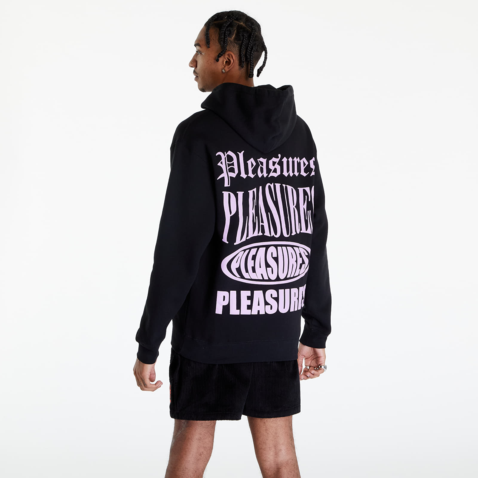 Kapucnis pulóverek és pulcsik PLEASURES Stack Hoodie Black