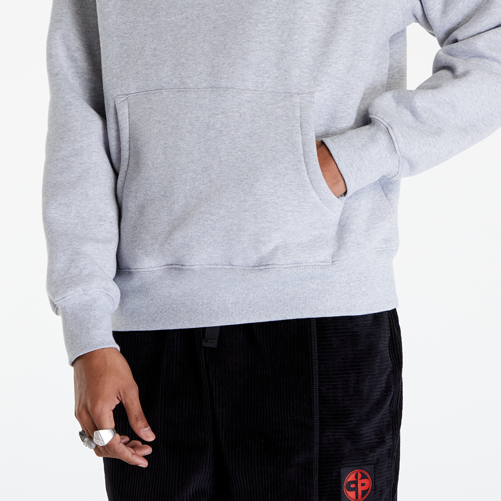 Hoodies and sweatshirts  PLEASURES Cafe Hoodie Heather Grey
