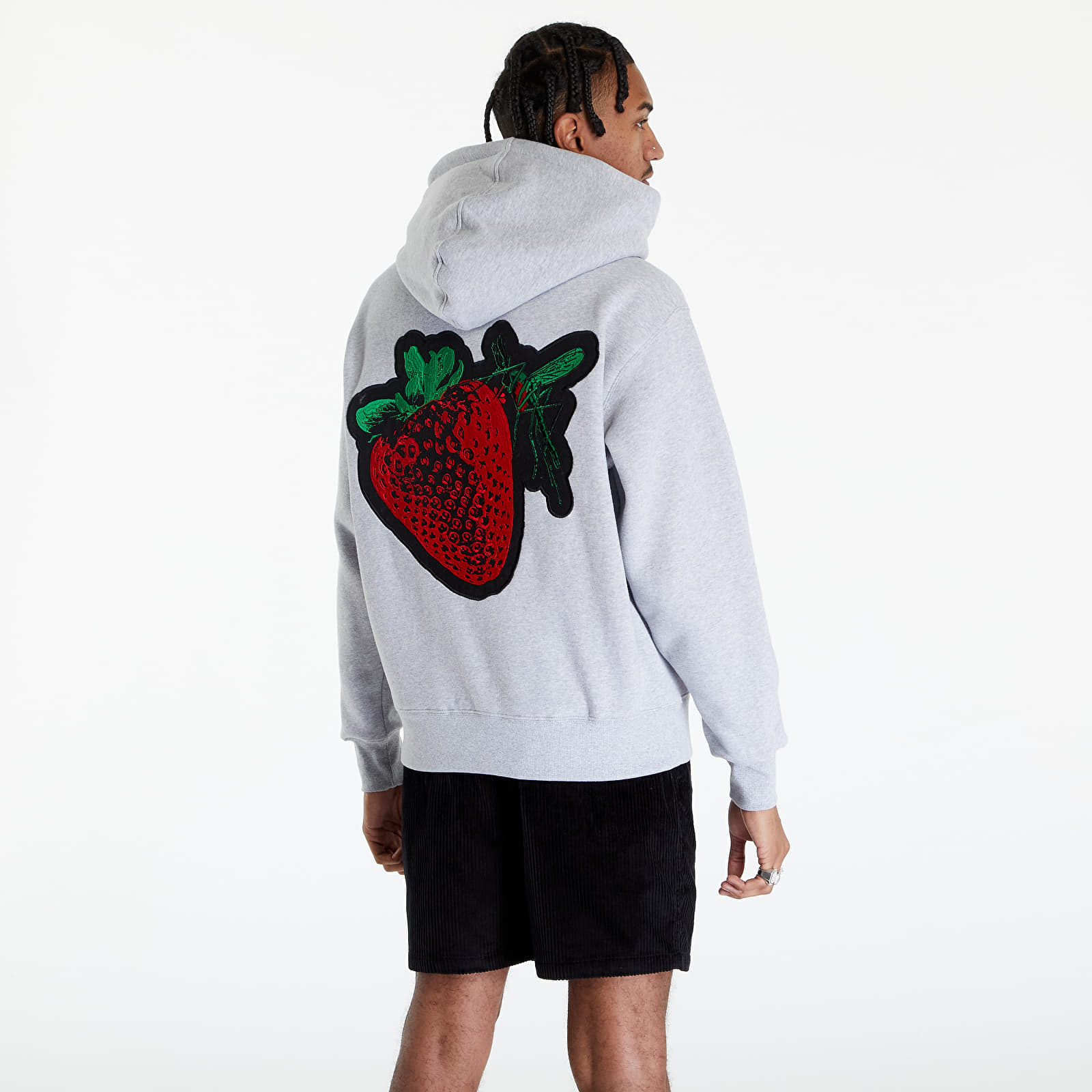 Hoodies and sweatshirts  PLEASURES Cafe Hoodie Heather Grey