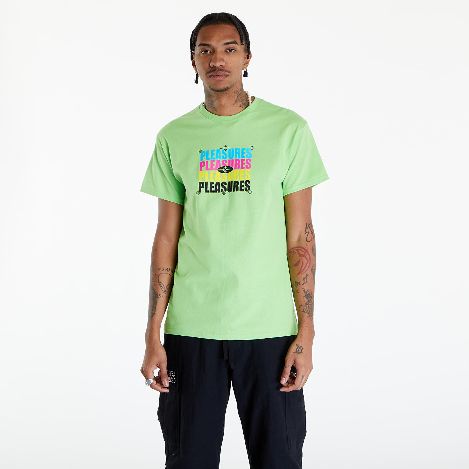 Тениски PLEASURES Cmyk T-Shirt Lime
