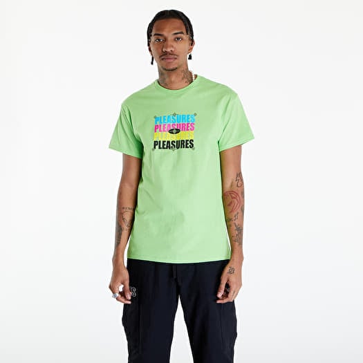 T-shirt PLEASURES Cmyk T-Shirt Lime