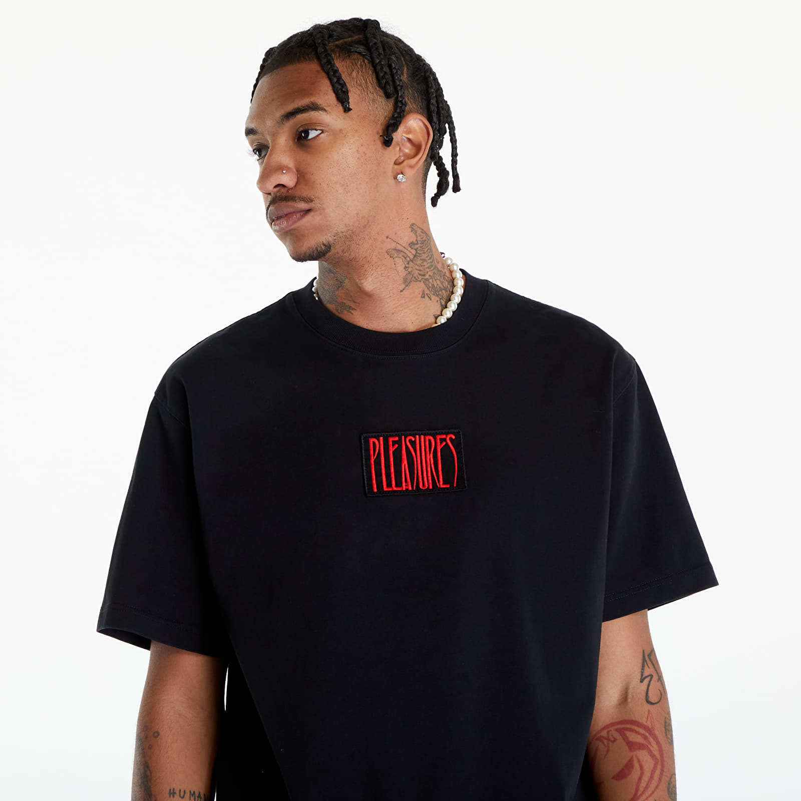 Pólók PLEASURES Appreciation Heavyweight T-Shirt Black