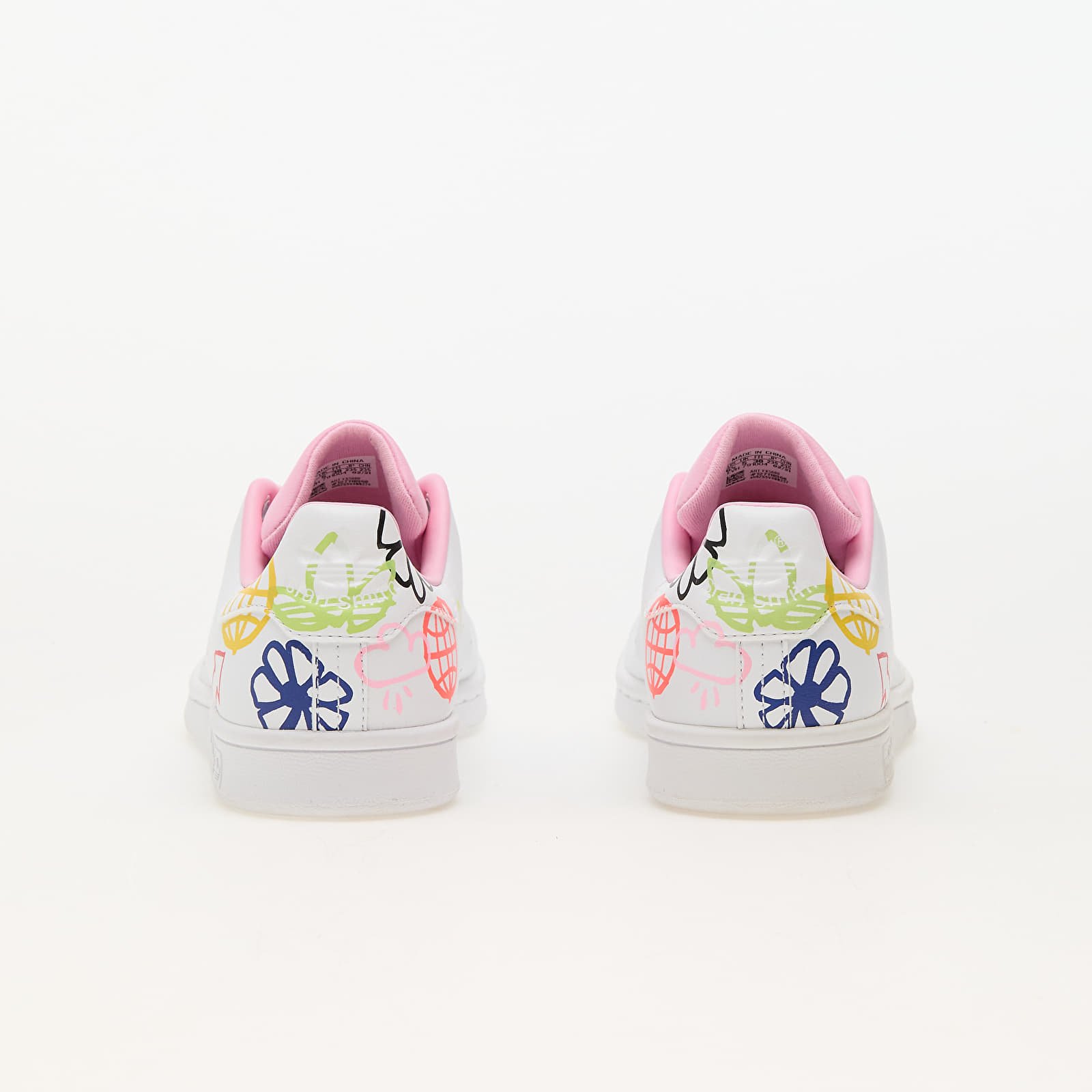 Womens stan smith white light pink shoes store