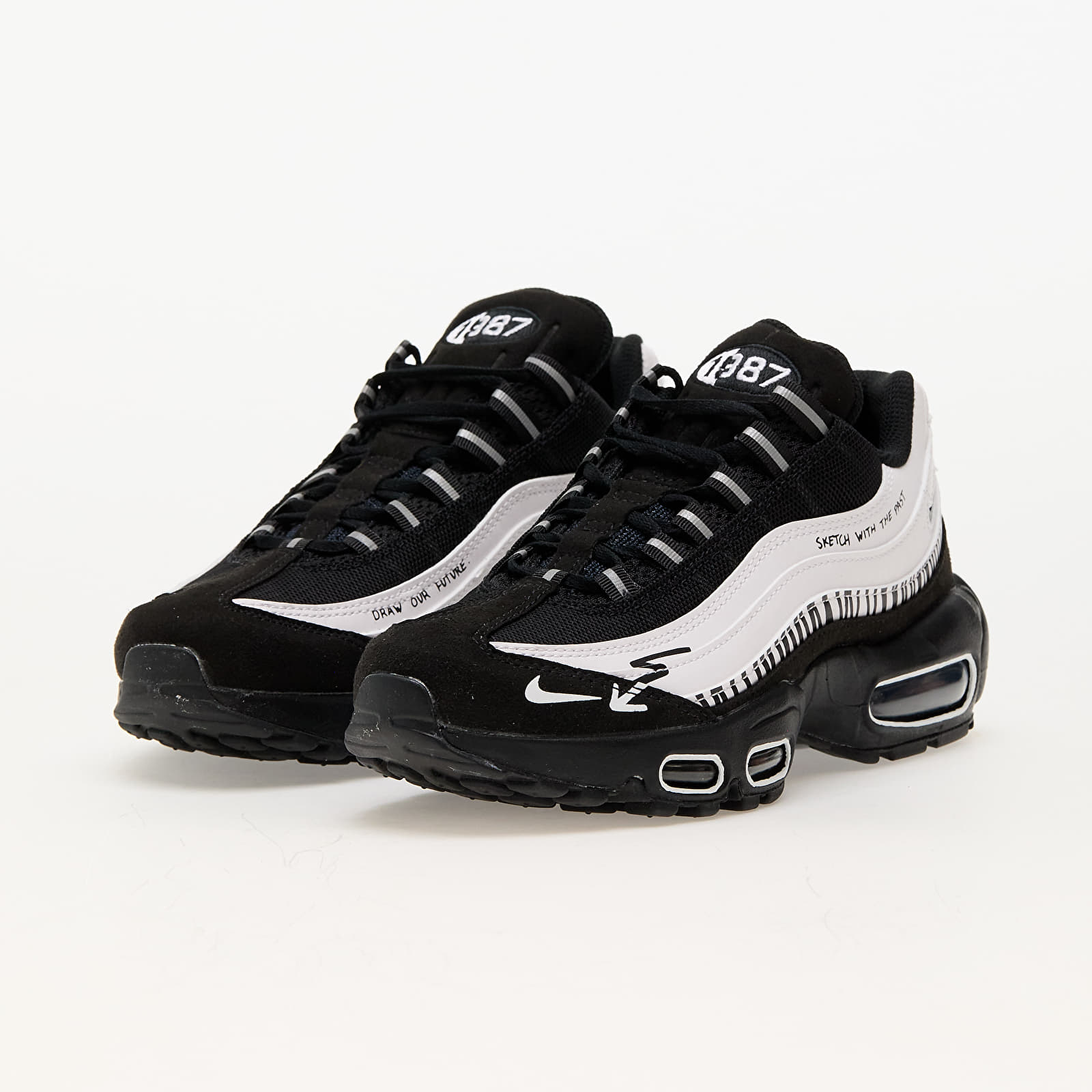 Men s shoes Nike x Future Movement Air Max 95 White Black White Footshop