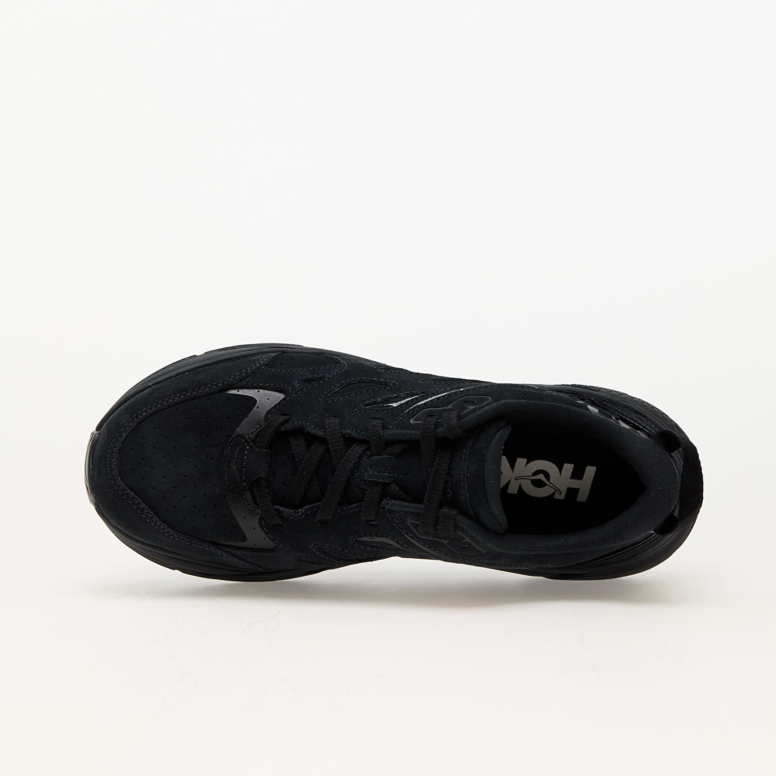 Herresko Hoka® U Clifton L Suede Black/ Black