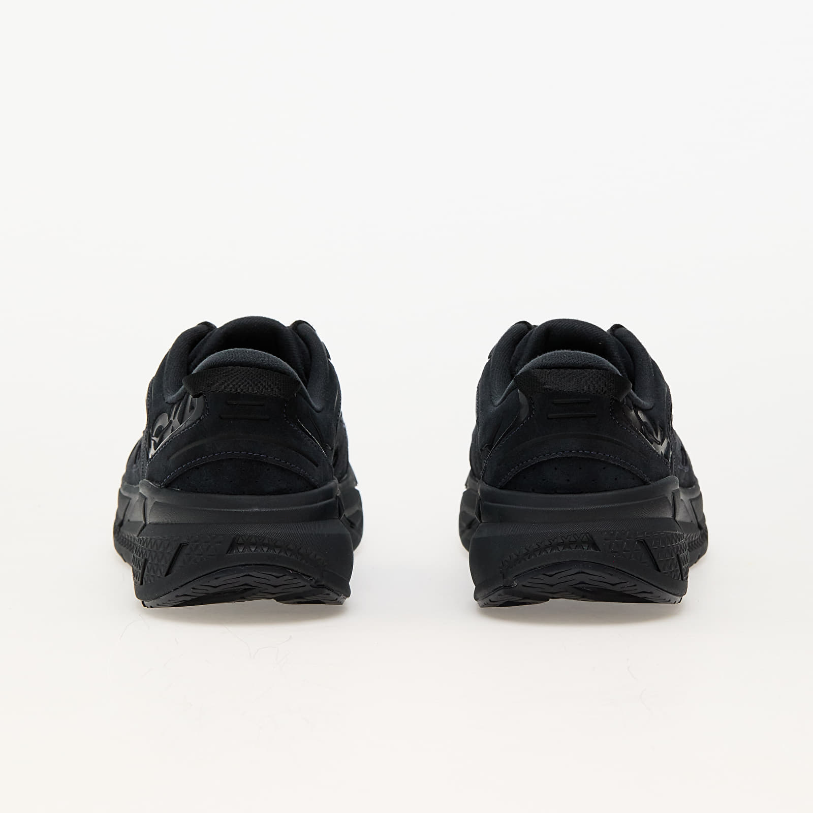 Herresko Hoka® U Clifton L Suede Black/ Black