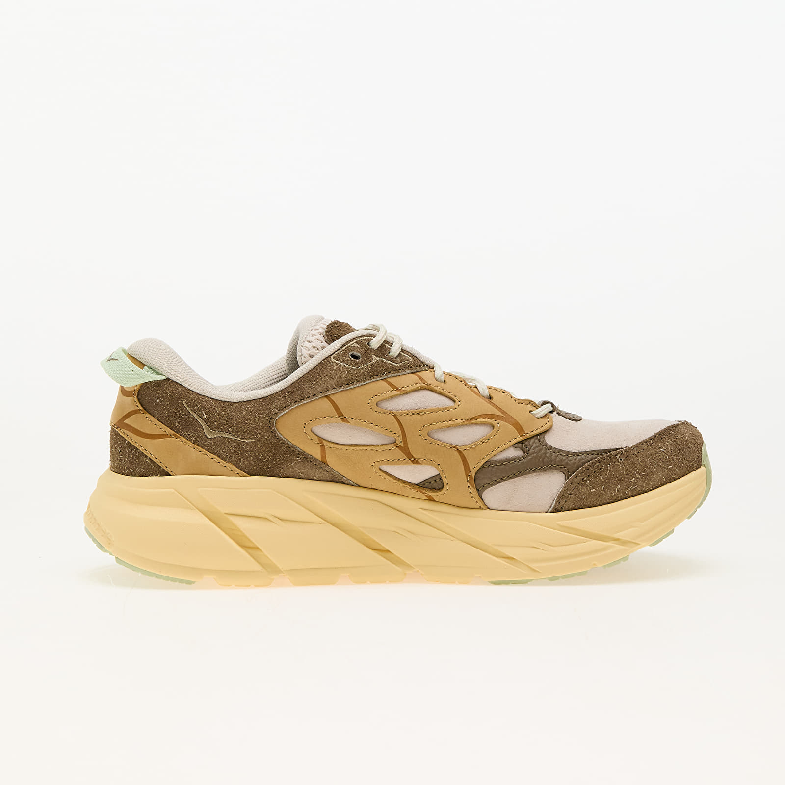 Dámske topánky a tenisky Hoka® U Clifton L Suede TP Oat Milk/ Pollen