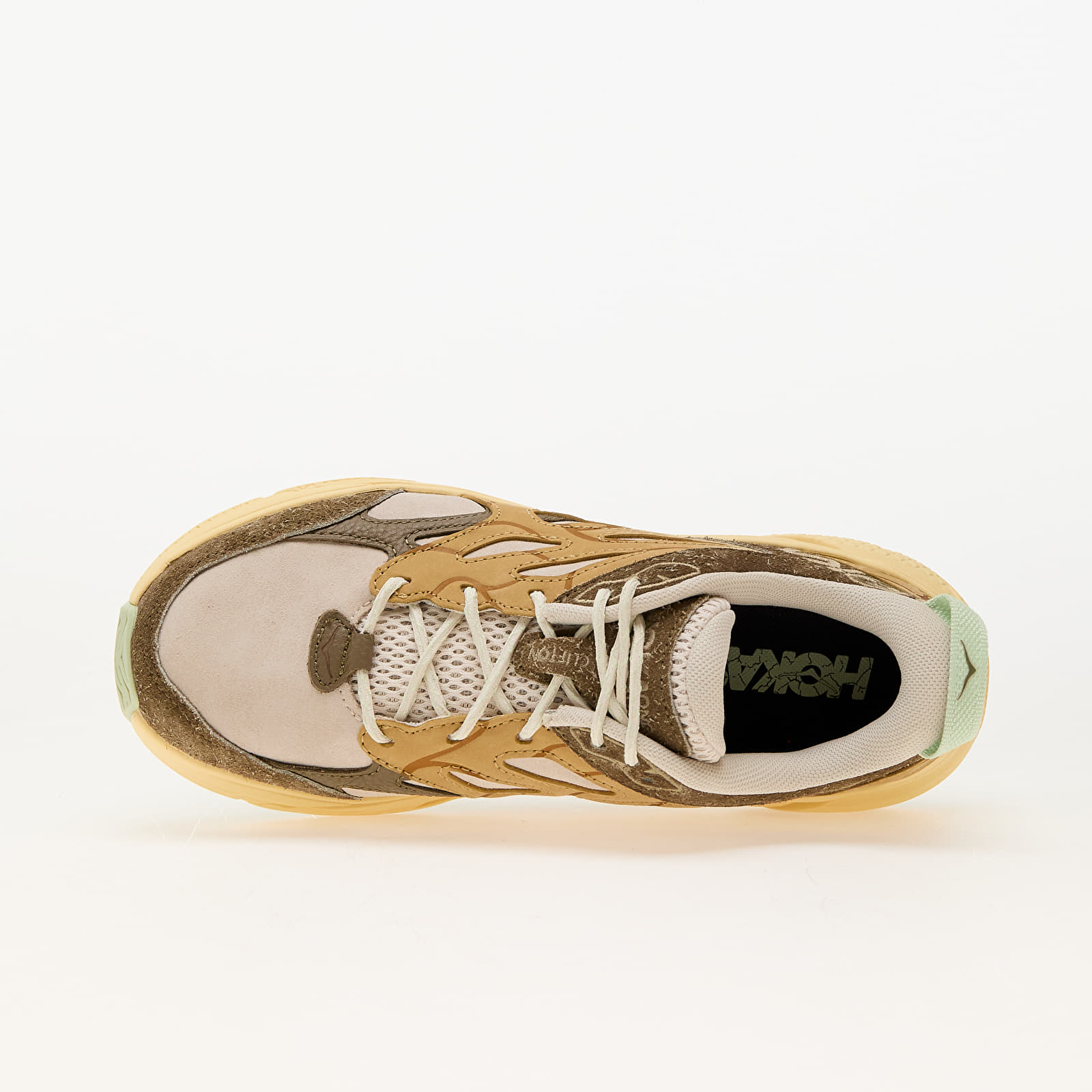 Dámske topánky a tenisky Hoka® U Clifton L Suede TP Oat Milk/ Pollen
