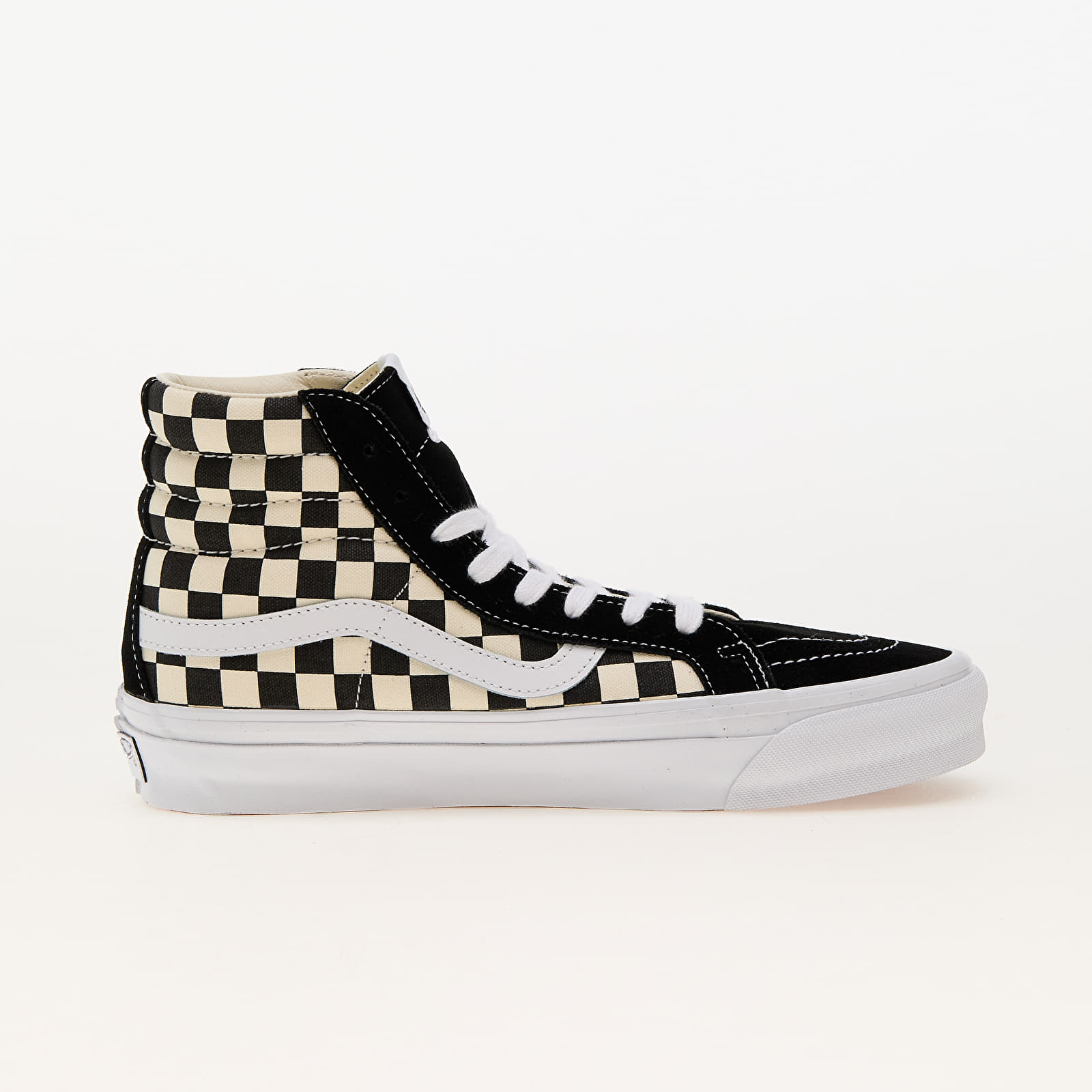Pánské tenisky a boty Vans Sk8-Hi Reissue 38 LX Checkerboard Black/ Off White