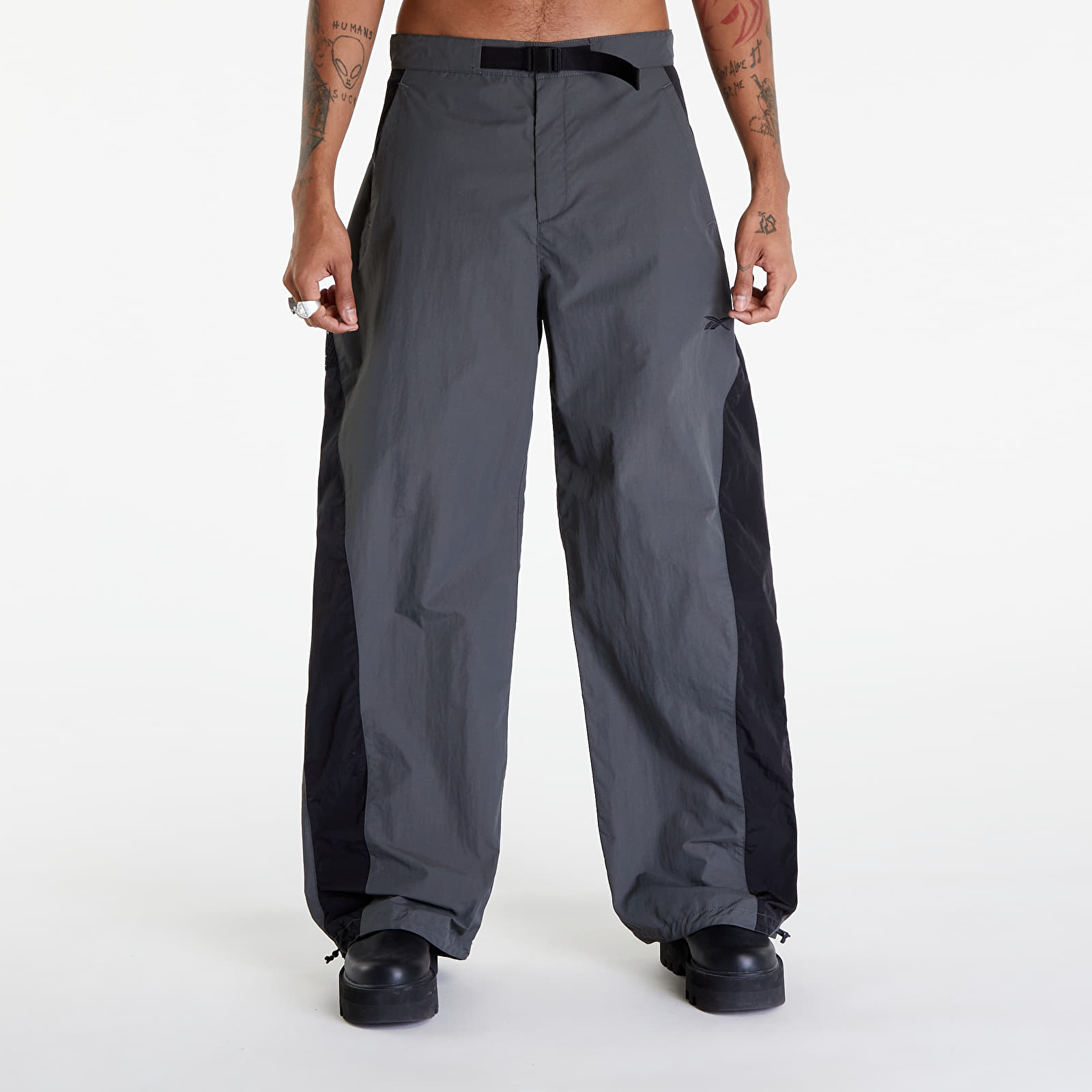 Housut ja farkut Reebok Wide Leg Pants Lava Grey