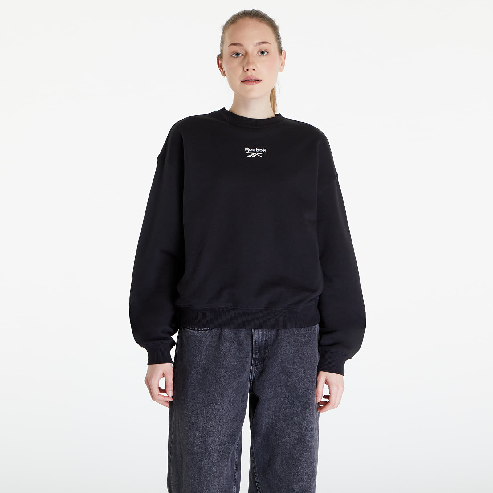 Sweatjacken und Sweatshirts Reebok Classics Small Logo Crewneck Sweatshirt Black
