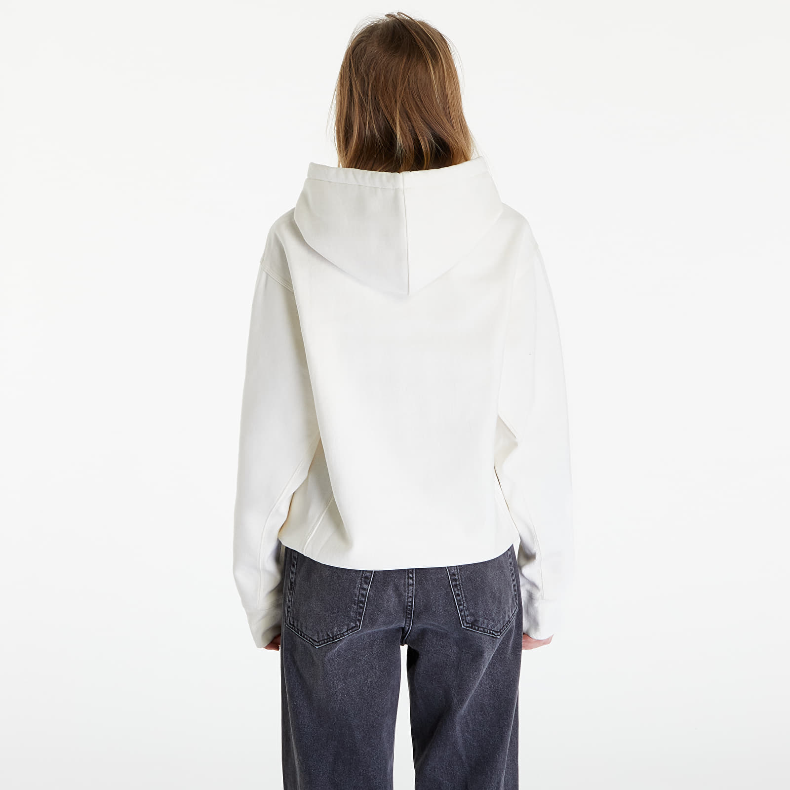 Mikiny Carhartt WIP Hooded American Script Sweat UNISEX Wax