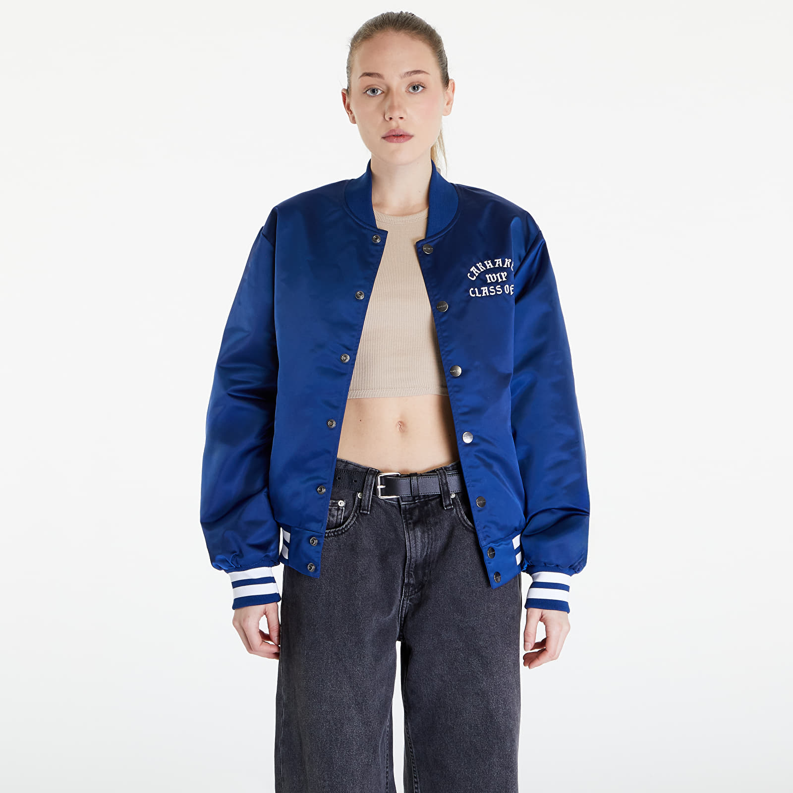 Bomber jakne  Carhartt WIP Class of 89 Bomber Jacket UNISEX Elder/ White