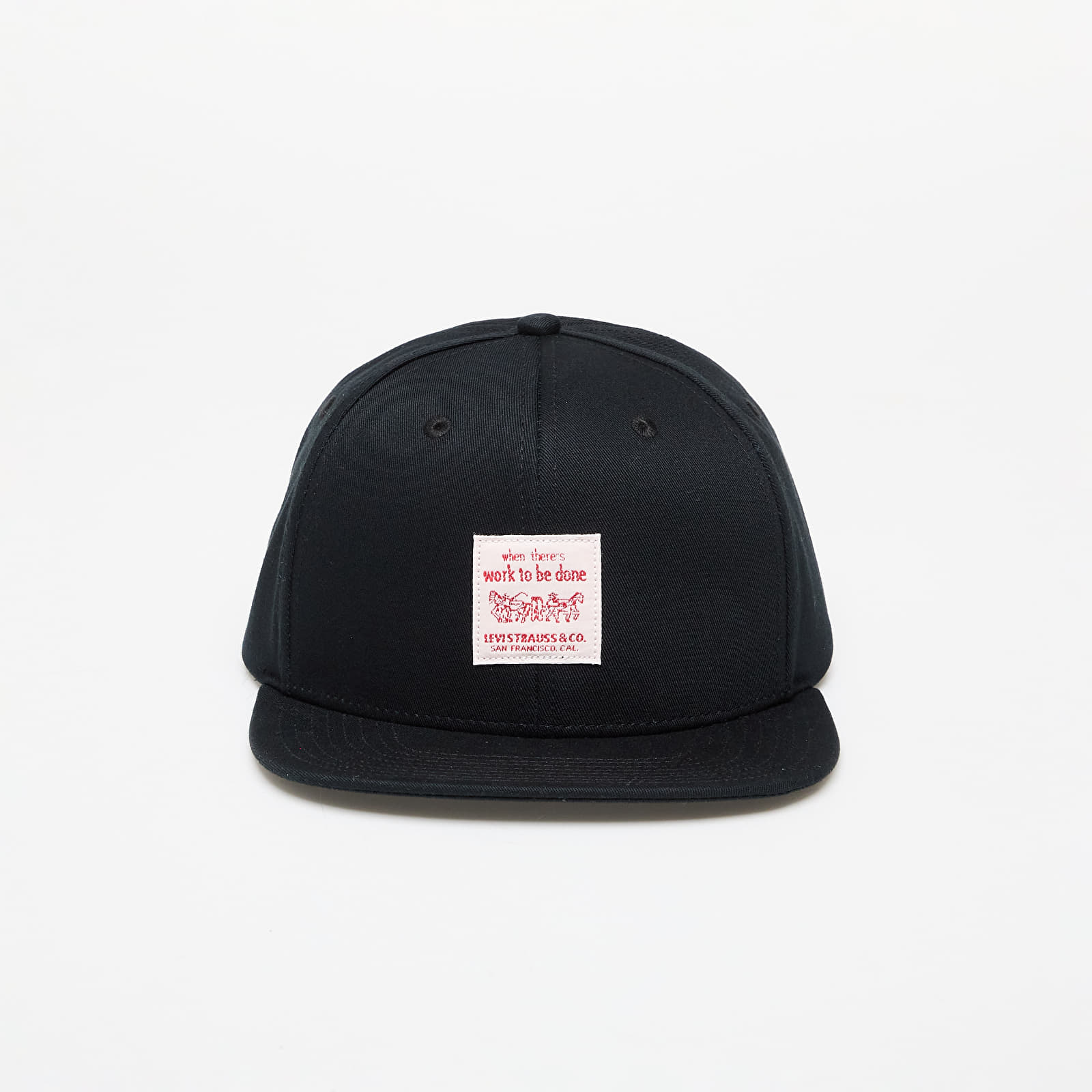 Šiltovky Levi's® Workwear Snapback Cap Black