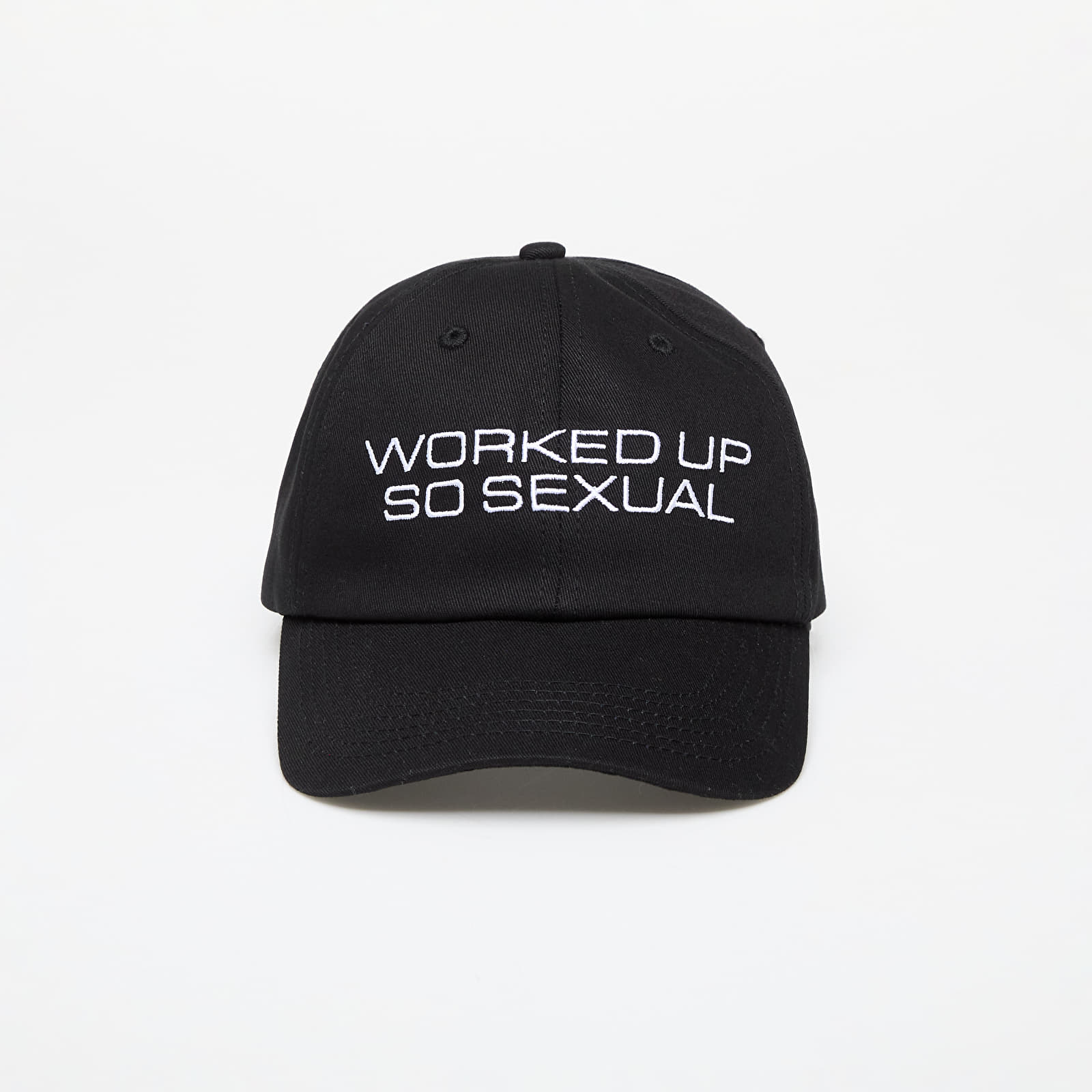 Gorras PLEASURES Worked Up Polo Cap Black