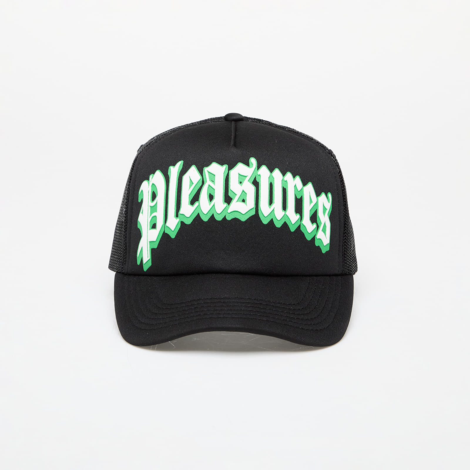 Kšiltovky PLEASURES Twitch Trucker Cap Black