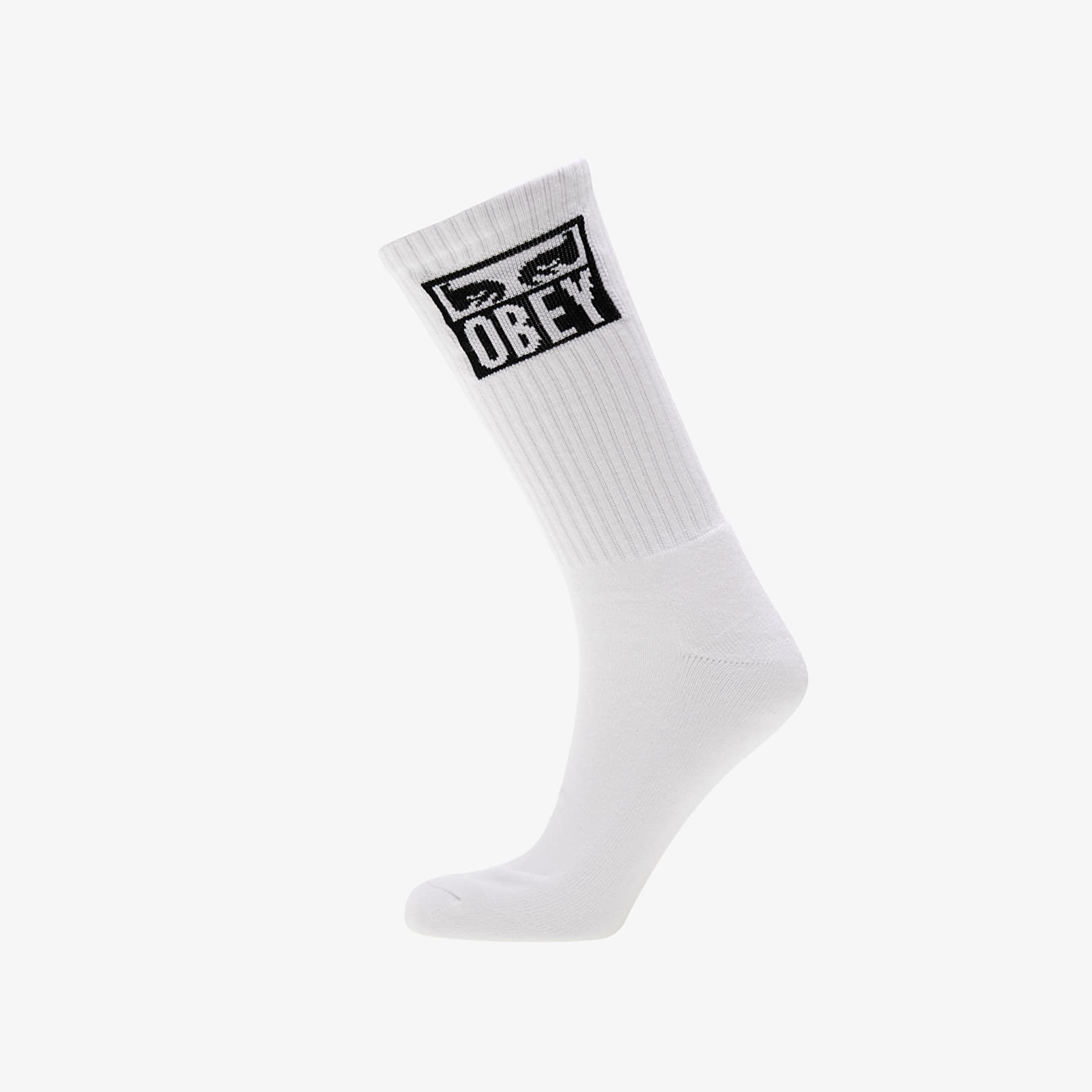 Nogavice  OBEY Eyes Icon Socks White