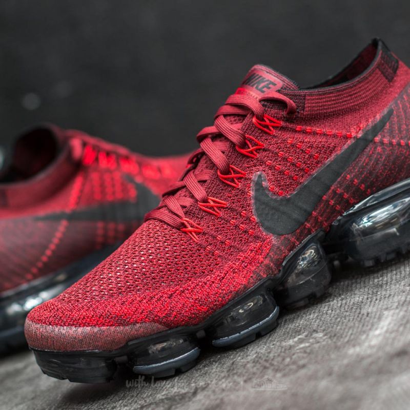 Men's shoes Nike Air Wapormax Flyknit Dark Team Red/ Black (849558