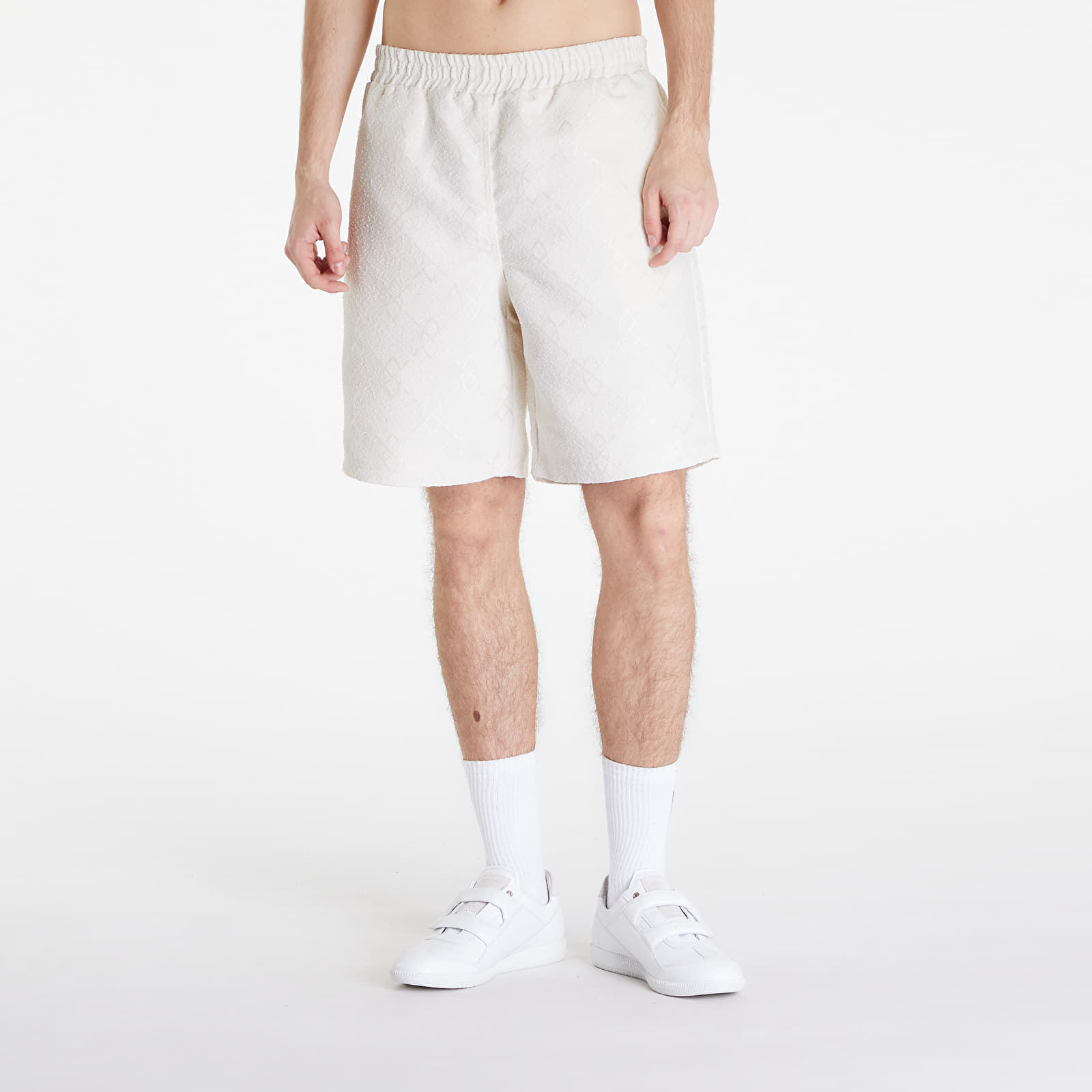 Šortky Daily Paper Shakir Shield Boucle Short Off White