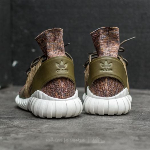 Men s shoes adidas Tubular Doom Primeknit Trace Olive Mystery Brown Crystal White Footshop